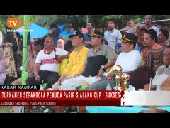 TURNAMEN SEPAKBOLA PEMUDA PASIR SIALANG CUP I SUKSES
